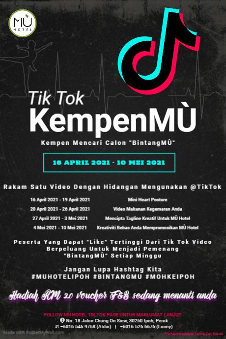 Copy Of Tik Tok Video Competition Flyer Template Postermywall