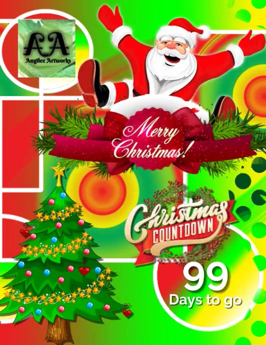 17🎄 CHRISTMAS 🎄 Pamflet (Letter AS) template