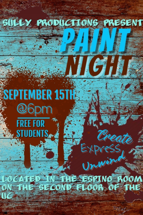 Copy of Paint Nights Poster | PosterMyWall