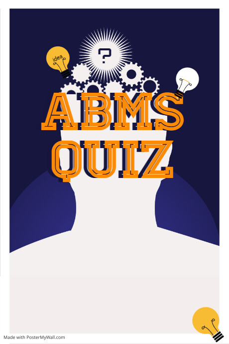 Blue Trivia Night Poster | PosterMyWall