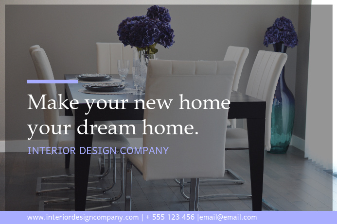 Interior Designer Postcard Template | PosterMyWall