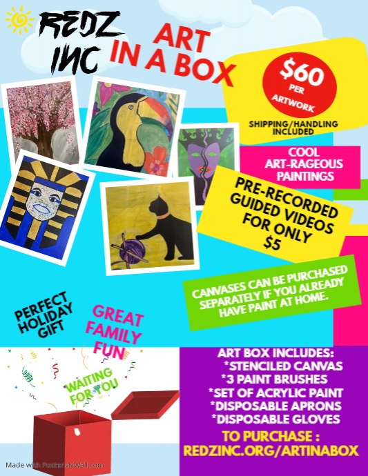 Copy of ART IN A BOX SUMMER PROGRAM PosterMyWall
