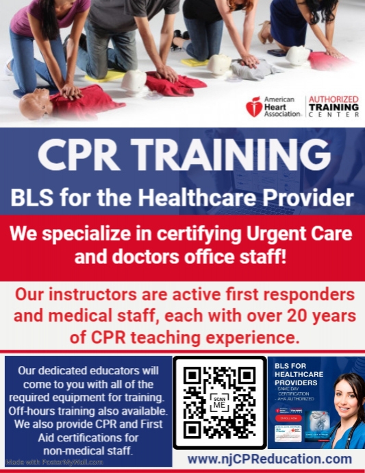 Copy of BLS hospital dr office | PosterMyWall