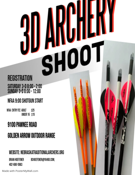 Copy of Copy of 3D Archery Shoot Flyer (1) PosterMyWall