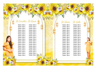 18 Candles, Roses, Shots, and Bills A4 template