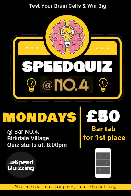 Copy of Trivia night, trivia, event | PosterMyWall