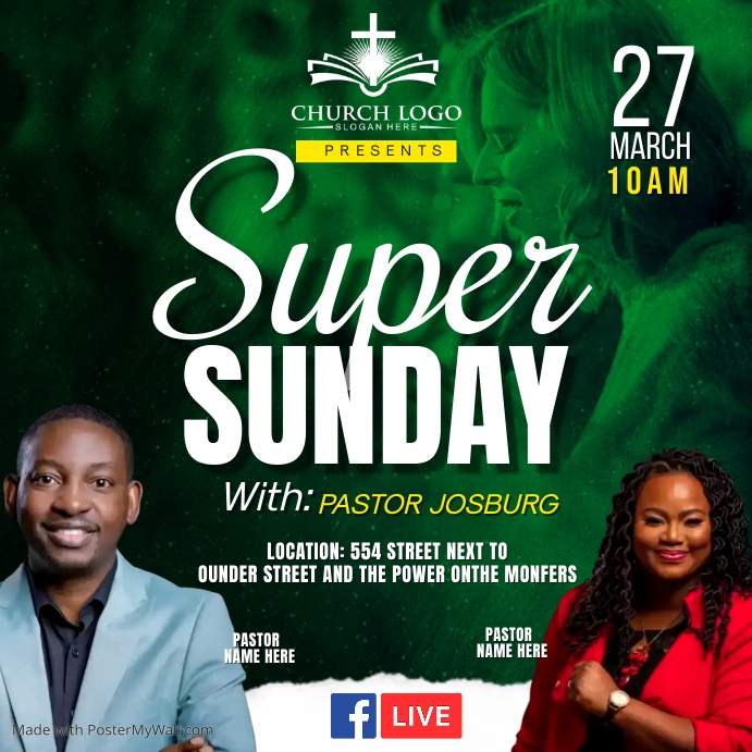 super sunday | PosterMyWall