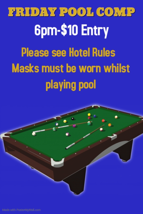 Copy of Pool Tournament Poster | PosterMyWall