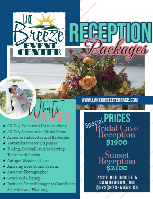 Sample Reception Poster Reception Packages | PosterMyWall