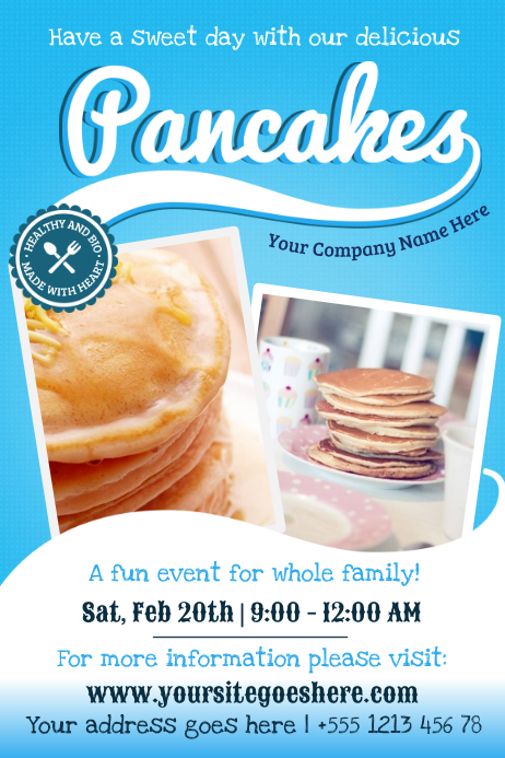 Breakfast Poster Template | PosterMyWall