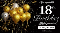 18th birthday Miniatura de YouTube template