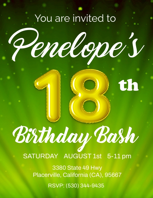 Modele 18th Birthday Postermywall Modele 18th Birthday Postermywall