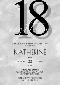 18th Birthday Celebration Template | PosterMyWall