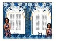 18th Birthday Traditions Program Board A4 template