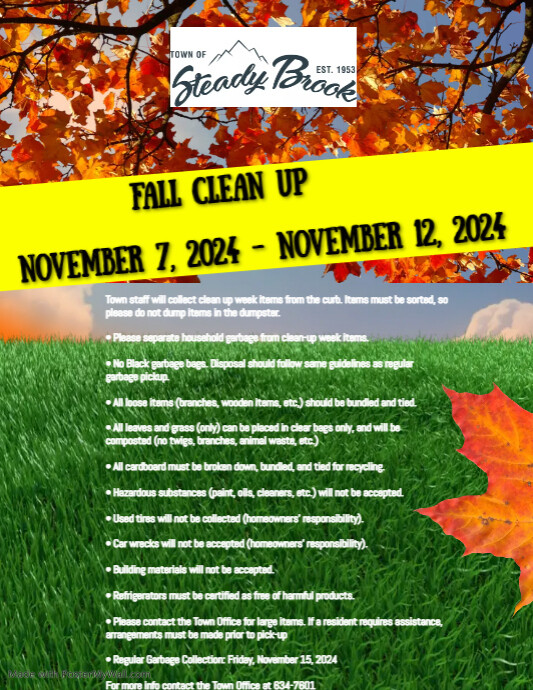 Lawn Care Fall Clean Up Flyer | PosterMyWall