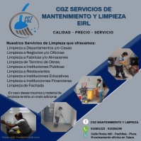 CGZ SERVICIOS DE MANTENIMIENTO Y LIMPIEZA EIRL