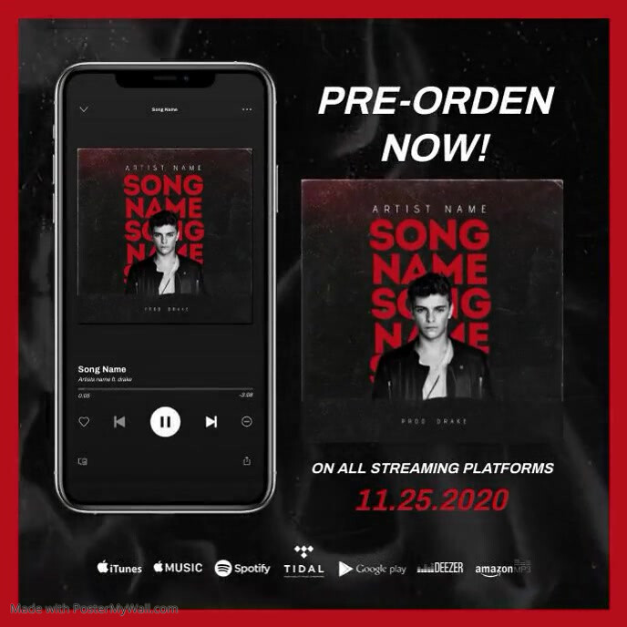 NEW SINGLE RELEASE NEW ALBUM RELEASE PRE-ORDE | PosterMyWall