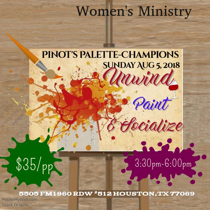 Copy of Copy of Paint Night Template | PosterMyWall