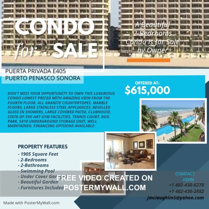 Real Estate Home Listing Instagram Video Post | PosterMyWall