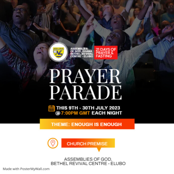 Prayer & Fasting Flyer Template