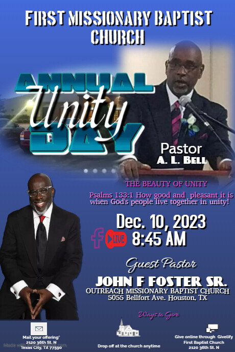 Annual Unity Day | PosterMyWall