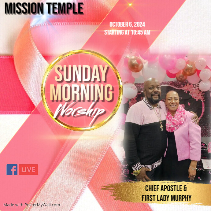 BREAST CANCER service ad social media post Square (1:1) template