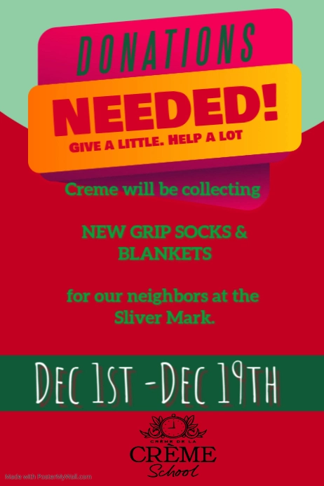 Donation Needed Charity Fundraiser (1) Poster template