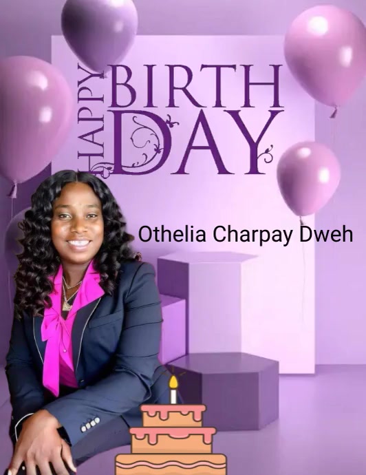 Birthday Flyer (US Letter) template