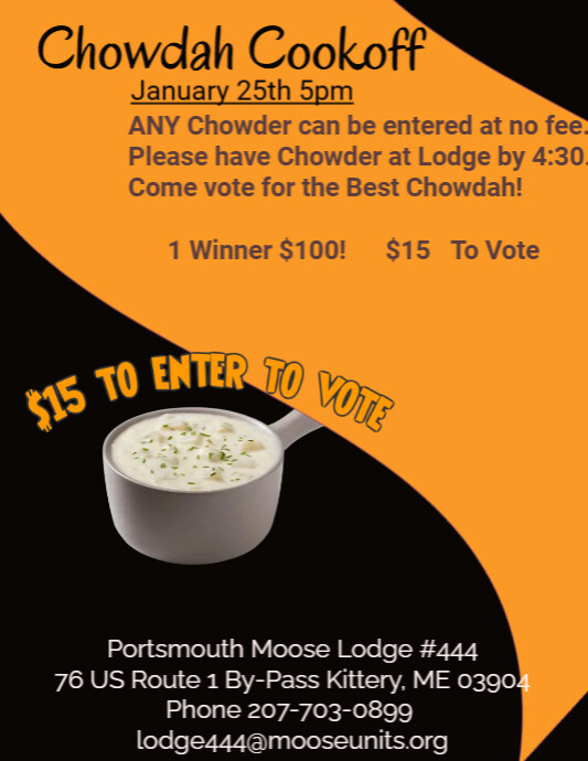 national calm chowder day | PosterMyWall