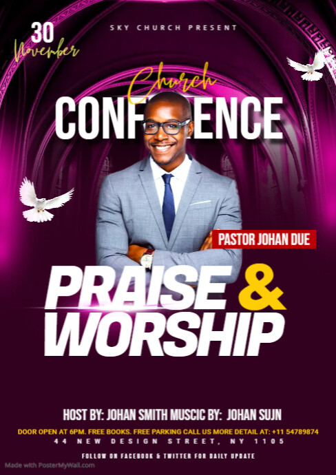 Church Conference Flyer Template