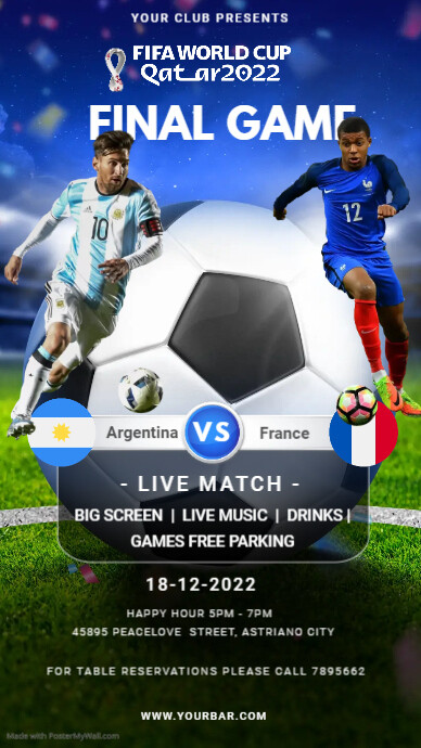 Argentina vs France post