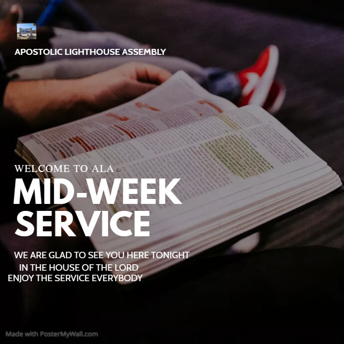 Welcome to Midweek Service Nov 16th | PosterMyWall