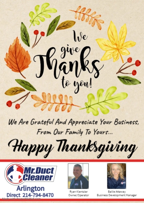Copy of Give thanks party invitation | PosterMyWall