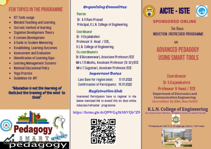 INDUCTION PROGRAMME | PosterMyWall