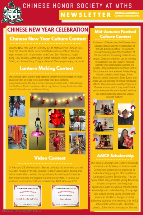 Newsletter Poster template