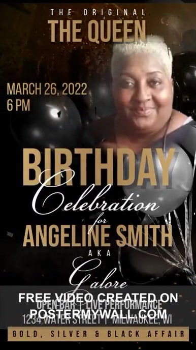 Copy of Video Party Happy Birthday Instagram Template | PosterMyWall