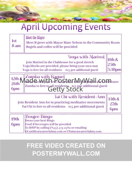 April Calendar | PosterMyWall