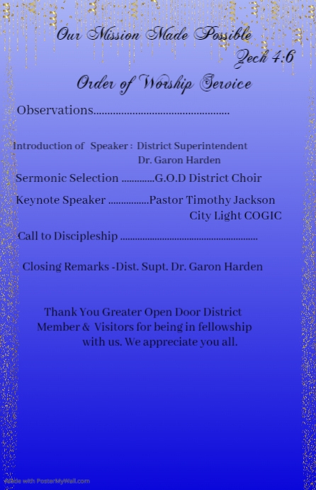 Order Service PosterMyWall