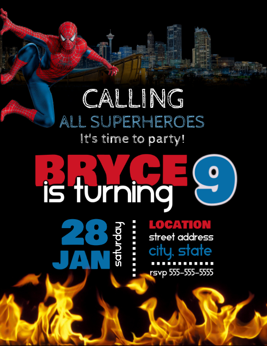 Modele Invitation Anniversaire Spiderman Postermywall Modele Invitation Anniversaire Spiderman Postermywall