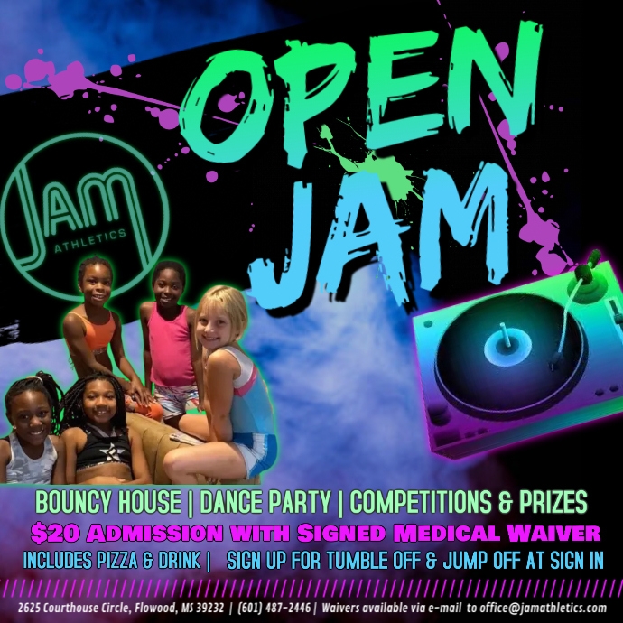 OPEN JAM- General | PosterMyWall