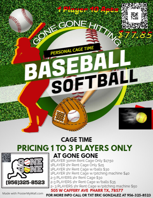 Green Baseball Tryouts Flyer PosterMyWall Green Baseball Tryouts Flyer PosterMyWall