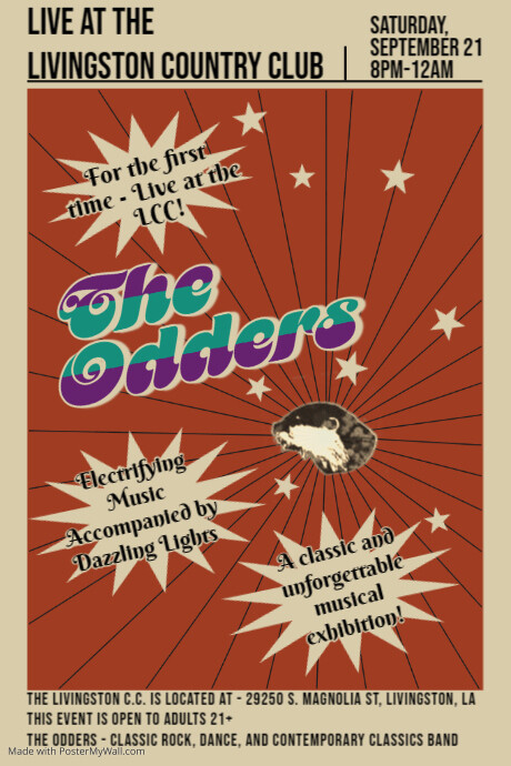 Vintage Jazz Concert Poster template