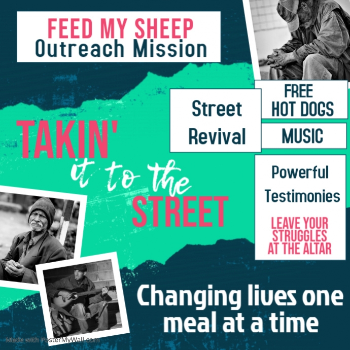 Copy of Feed The Homeless Instagram Post | PosterMyWall