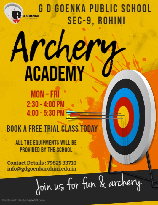 Archery Tournament Flyer PosterMyWall