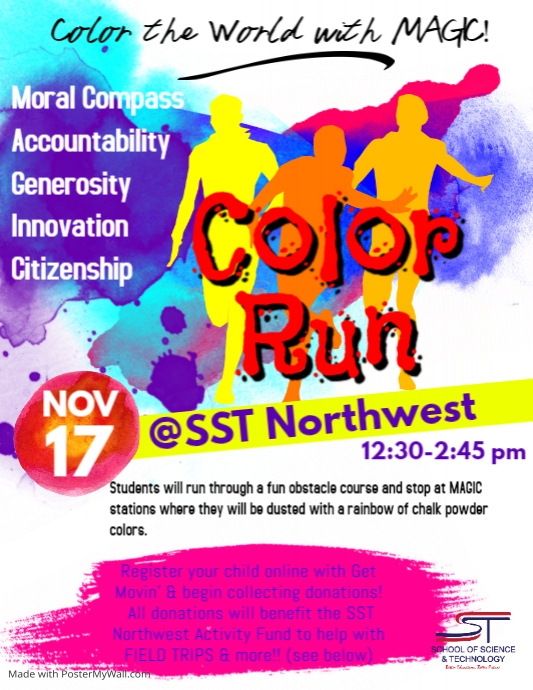 Color Run Flyer | PosterMyWall