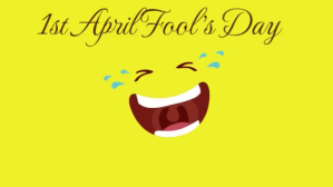 1st April fool's day video template Digitalt display (16:9)