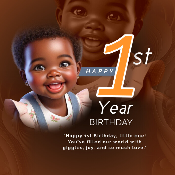 1st-year-birthday-template-postermywall