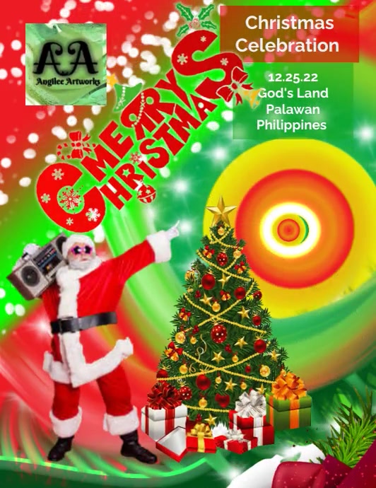 4🎄 CHRISTMAS 🎄 Flyer (Letter pang-US) template