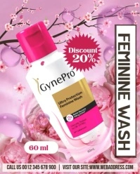 20% Discount Feminine Wash Instagram Template
