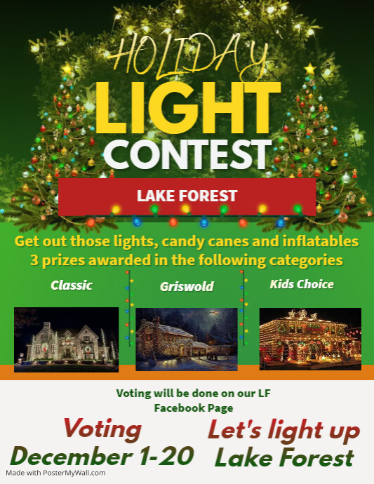 Christmas Light Installation Flyer PosterMyWall